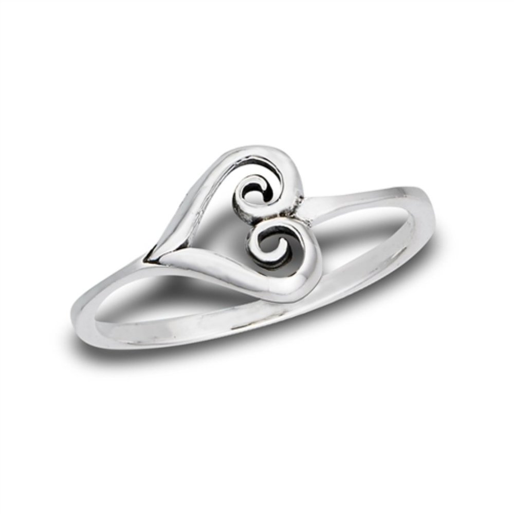 Sterling Silver Celtic Heart Ring
